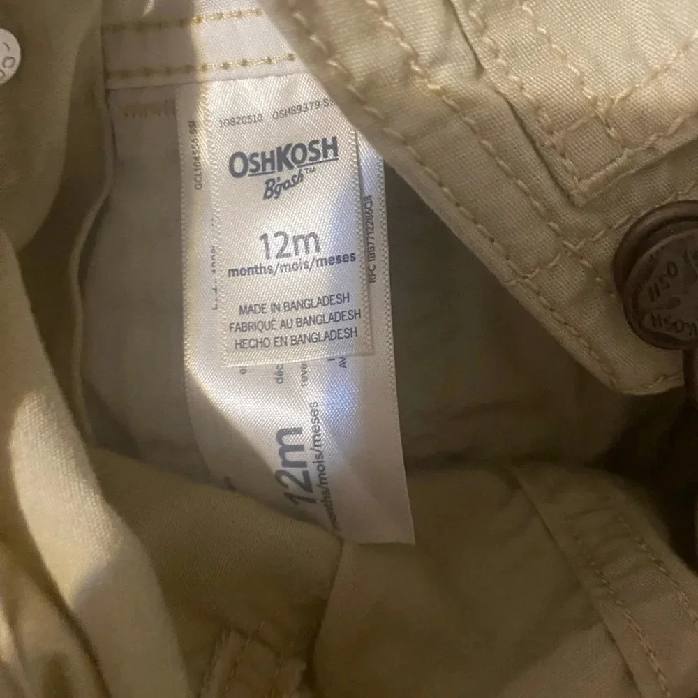 Oshkosh B’Gosh Khaki Overalls